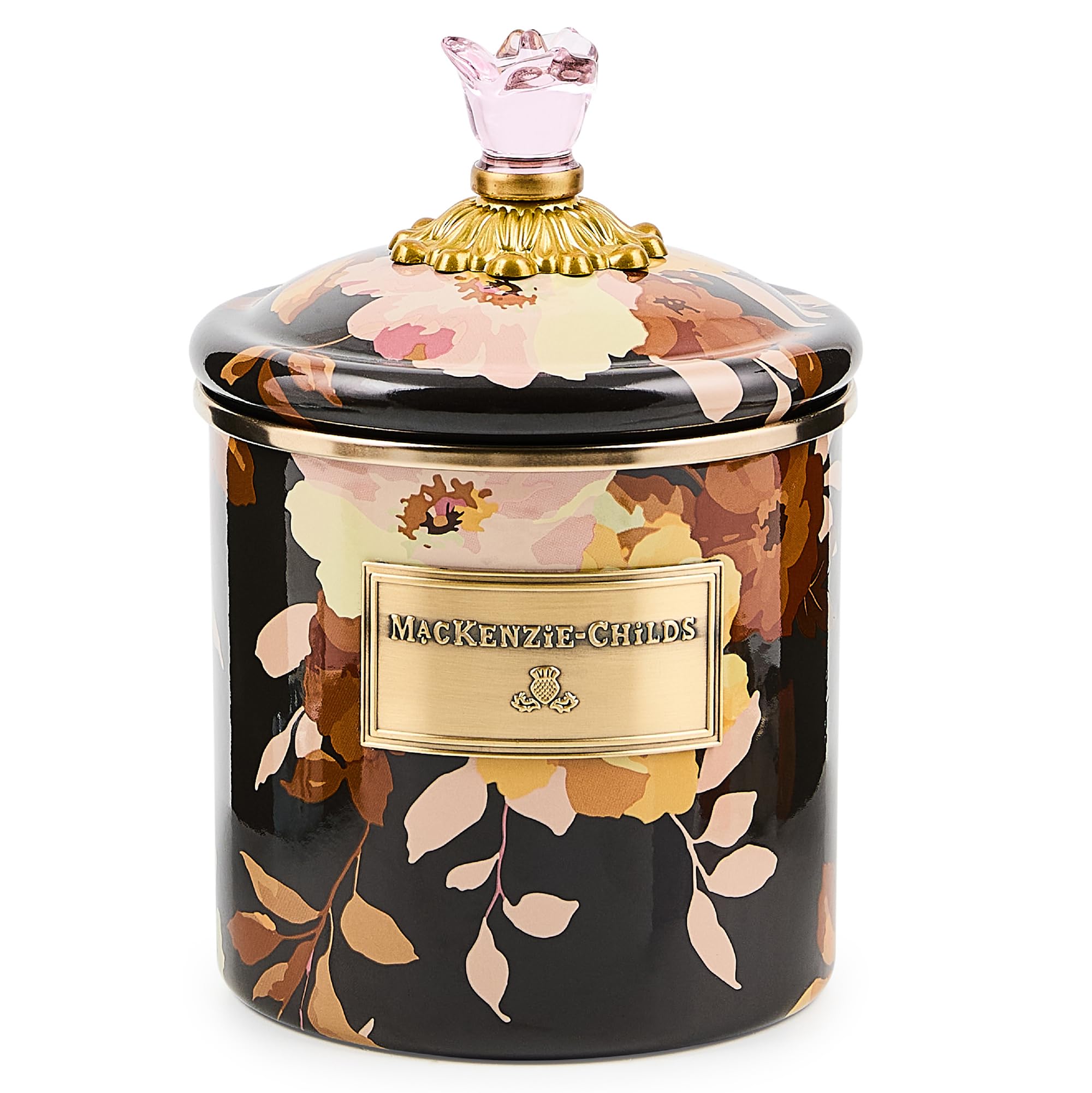 Amazon.com: MACKENZIE-CHILDS Enamel Canister, Kitchen Storage